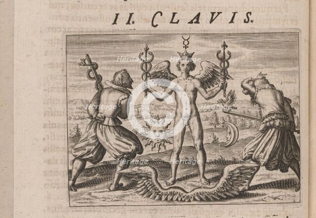 Illustration for Tripvs avrevs, hoc est, Tres tractatvs chymici selectissimi.., 1618. Artist: Bry, Theodor de (1528-1598)