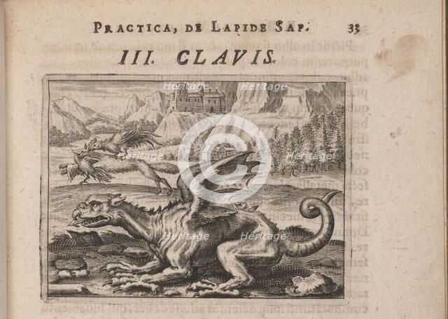 Illustration for Tripvs avrevs, hoc est, Tres tractatvs chymici selectissimi.., 1618. Artist: Bry, Theodor de (1528-1598)