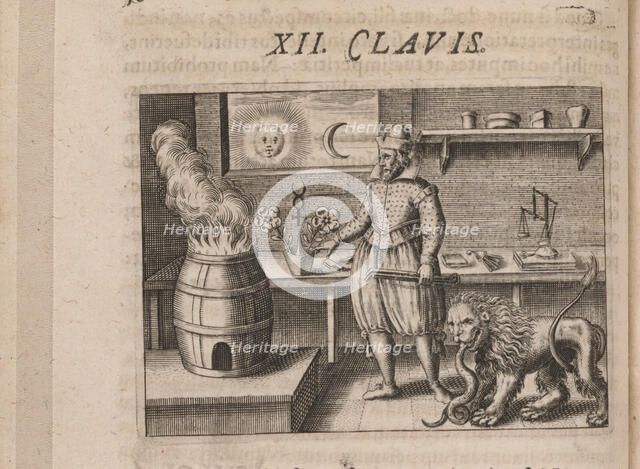 Illustration for Tripvs avrevs, hoc est, Tres tractatvs chymici selectissimi.., 1618. Artist: Bry, Theodor de (1528-1598)