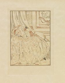 Illustration for "Une aventure d'amour à Venise" by Giacomo Casanova de Seingalt, 1927. Creator: Wegener, Gerda (1886-1940)