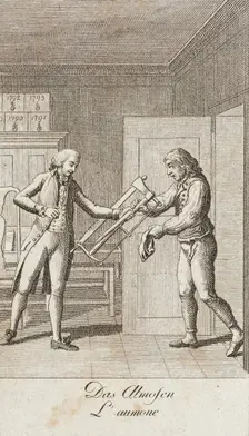 Illustration for Uprightness and Hypocrisy 1793. Creator: Daniel Nikolaus Chodowiecki