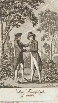 Illustration for Uprightness and Hypocrisy 1793. Creator: Daniel Nikolaus Chodowiecki