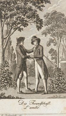 Illustration for Uprightness and Hypocrisy 1793. Creator: Daniel Nikolaus Chodowiecki