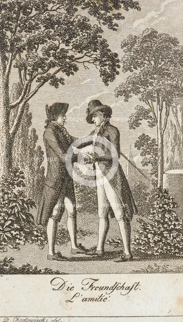 Illustration for 'Uprightness and Hypocrisy', 1793. Creator: Daniel Nikolaus Chodowiecki.