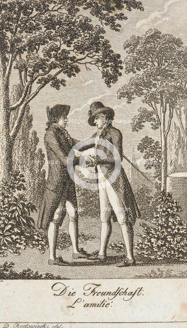 Illustration for 'Uprightness and Hypocrisy', 1793. Creator: Daniel Nikolaus Chodowiecki.