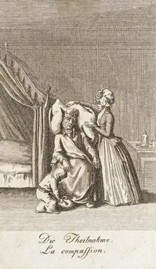Illustration for Uprightness and Hypocrisy 1793. Creator: Daniel Nikolaus Chodowiecki