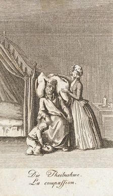 Illustration for Uprightness and Hypocrisy 1793. Creator: Daniel Nikolaus Chodowiecki