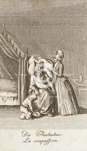 Illustration for 'Uprightness and Hypocrisy', 1793. Creator: Daniel Nikolaus Chodowiecki.