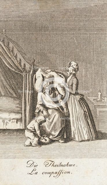 Illustration for 'Uprightness and Hypocrisy', 1793. Creator: Daniel Nikolaus Chodowiecki.