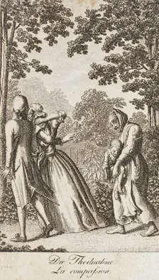 Illustration for Uprightness and Hypocrisy 1793. Creator: Daniel Nikolaus Chodowiecki