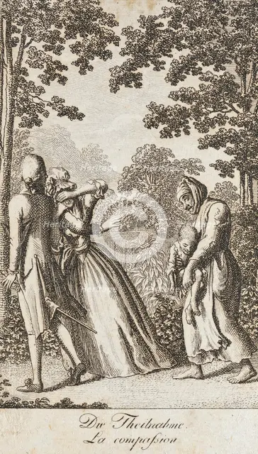 Illustration for 'Uprightness and Hypocrisy', 1793. Creator: Daniel Nikolaus Chodowiecki.
