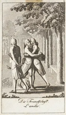 Illustration for Uprightness and Hypocrisy 1793. Creator: Daniel Nikolaus Chodowiecki