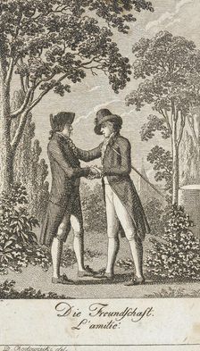 Illustration for Uprightness and Hypocrisy 1793. Creator: Daniel Nikolaus Chodowiecki