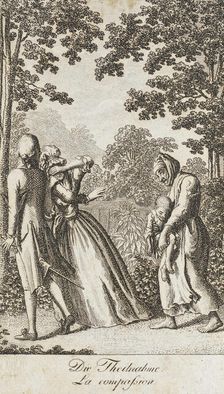 Illustration for Uprightness and Hypocrisy 1793. Creator: Daniel Nikolaus Chodowiecki