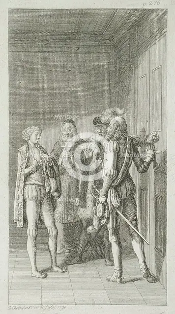 Illustration for V. Weber's 'Stories from Antiquity', 1790. Creator: Daniel Nikolaus Chodowiecki.