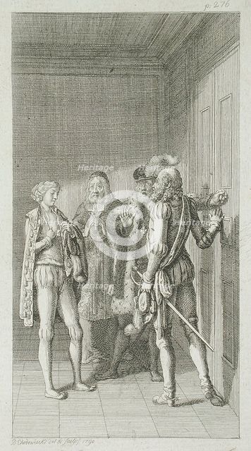 Illustration for V. Weber's 'Stories from Antiquity', 1790. Creator: Daniel Nikolaus Chodowiecki.