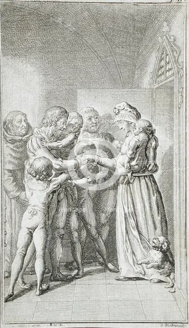 Illustration for V. Weber's 'Stories from Antiquity', 1791. Creator: Daniel Nikolaus Chodowiecki.