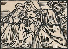 Illustration for Villon's Ballade Des Femmes De Paris 1919. Artist: Emile Bernard