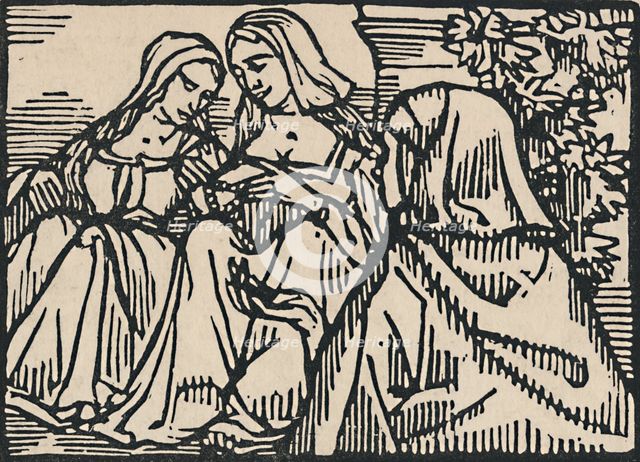 'Illustration for Villon's Ballade Des Femmes De Paris', 1919. Artist: Emile Bernard.