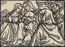 Illustration for Villon's Ballade Des Femmes De Paris 1919. Artist: Emile Bernard