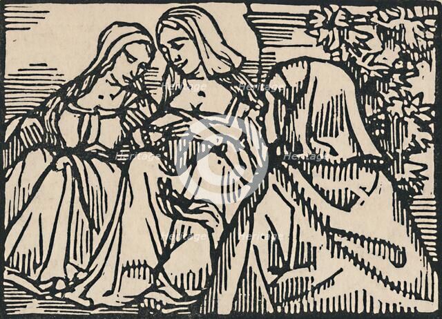 'Illustration for Villon's Ballade Des Femmes De Paris', 1919. Artist: Emile Bernard.