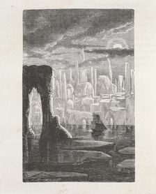 Illustration for "Voyages et Aventures du Capitaine Hatteras (Travels and adventures..., 1867. Creator: Anonymous