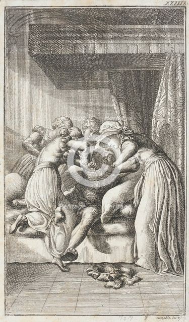 Illustration for Weber's 'Stories from Antiquity', 1787. Creator: Daniel Nikolaus Chodowiecki.