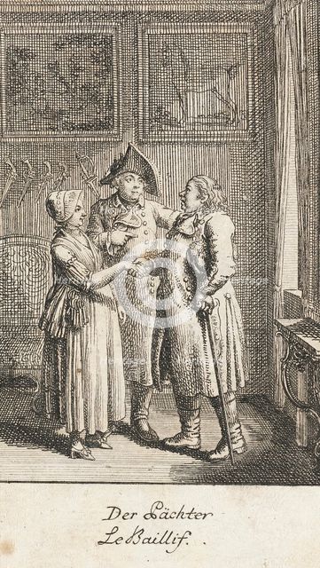 Illustration for 'Wedding Proposals', 1780. Creator: Daniel Nikolaus Chodowiecki.