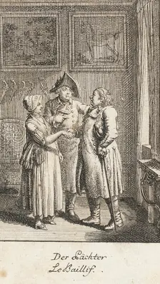 Illustration for Wedding Proposals 1780. Creator: Daniel Nikolaus Chodowiecki