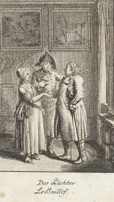 Illustration for Wedding Proposals 1780. Creator: Daniel Nikolaus Chodowiecki