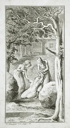 Illustration for Wezel's Wilhelmine Arend 1781. Creator: Daniel Nikolaus Chodowiecki