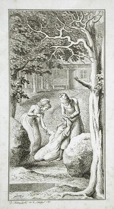Illustration for Wezel's Wilhelmine Arend 1781. Creator: Daniel Nikolaus Chodowiecki