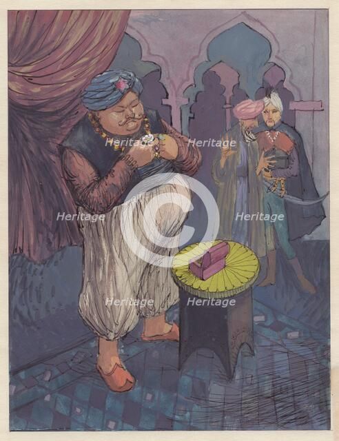 'Illustration for a fairy story', 1953. Creator: Shirley Markham.