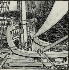 Illustration for "A Song of the English" by Rudyard Kipling , 1909. Creator: Robinson, William Heath (1872-1944)