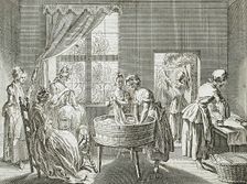 Illustration for Basedow's Elementary Work 1770. Creator: Daniel Nikolaus Chodowiecki