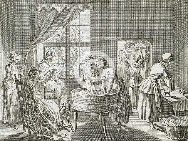 Illustration for Basedow's 'Elementary Work', 1770. Creator: Daniel Nikolaus Chodowiecki.