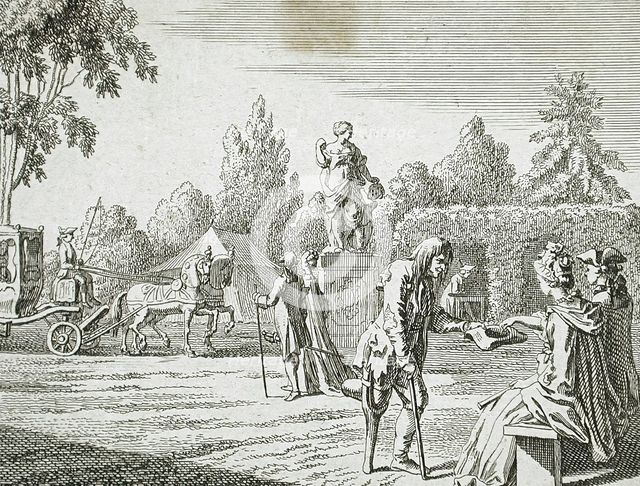 Illustration for Basedow's 'Elementary Work', 1770. Creator: Daniel Nikolaus Chodowiecki.