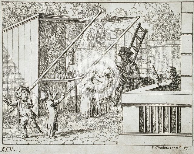 Illustration for Basedow's 'Elementary Work', 1770. Creator: Daniel Nikolaus Chodowiecki.
