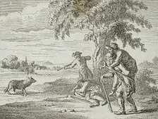 Illustration for Basedow's Elementary Work 1770. Creator: Daniel Nikolaus Chodowiecki