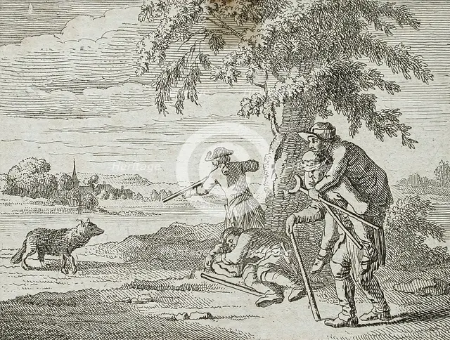 Illustration for Basedow's 'Elementary Work', 1770. Creator: Daniel Nikolaus Chodowiecki.