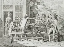 Illustration for Basedow's Elementary Work 1770. Creator: Daniel Nikolaus Chodowiecki