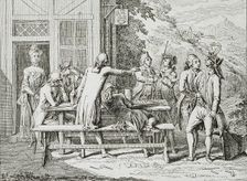 Illustration for Basedow's Elementary Work 1770. Creator: Daniel Nikolaus Chodowiecki