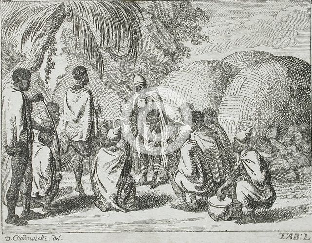 Illustration for Basedow's 'Elementary Work', 1770. Creator: Daniel Nikolaus Chodowiecki.