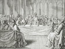 Illustration for Basedow's Elementary Work 1770. Creator: Daniel Nikolaus Chodowiecki
