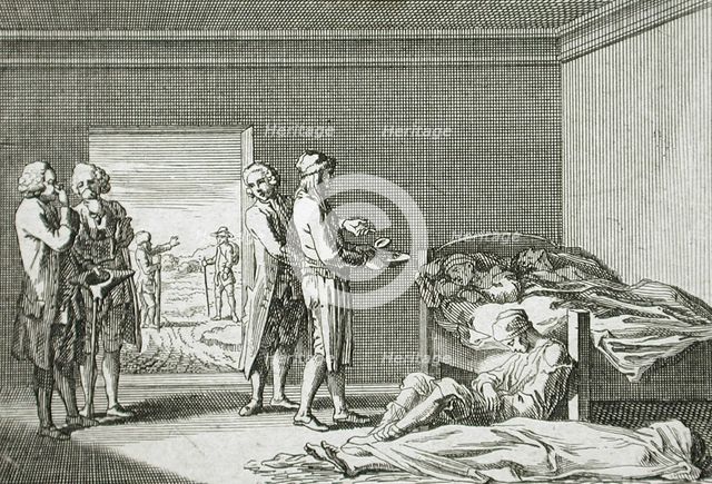 Illustration for Basedow's 'Elementary Work', 1770. Creator: Daniel Nikolaus Chodowiecki.