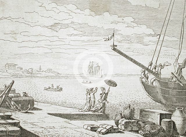 Illustration for Basedow's 'Elementary Work', 1770. Creator: Daniel Nikolaus Chodowiecki.