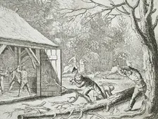 Illustration for Basedow's Elementary Work 1770. Creator: Daniel Nikolaus Chodowiecki