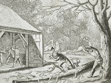 Illustration for Basedow's Elementary Work 1770. Creator: Daniel Nikolaus Chodowiecki