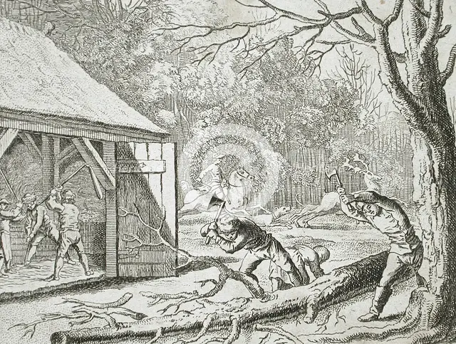Illustration for Basedow's 'Elementary Work', 1770. Creator: Daniel Nikolaus Chodowiecki.