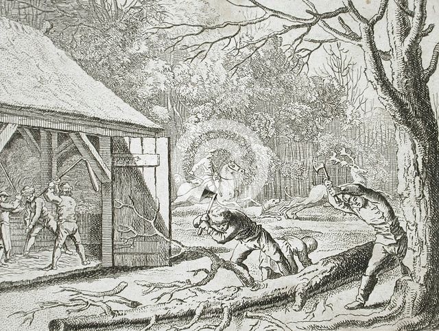 Illustration for Basedow's 'Elementary Work', 1770. Creator: Daniel Nikolaus Chodowiecki.